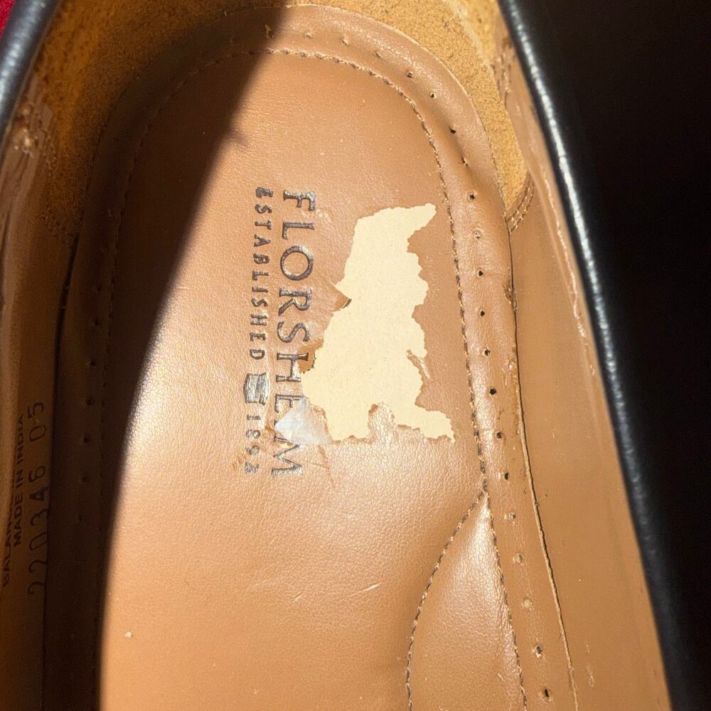Florsheim Lexington Wingtip Slip-On Tassel Loafers Dress shoe men’s 10.5 D - Picture 8 of 11